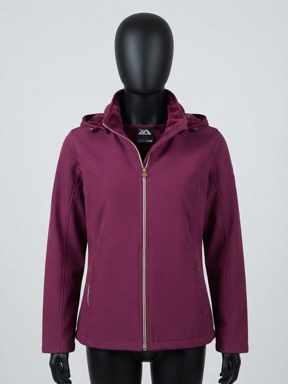 ZeroXposur Women's Hooded Utility Jacket - Plum